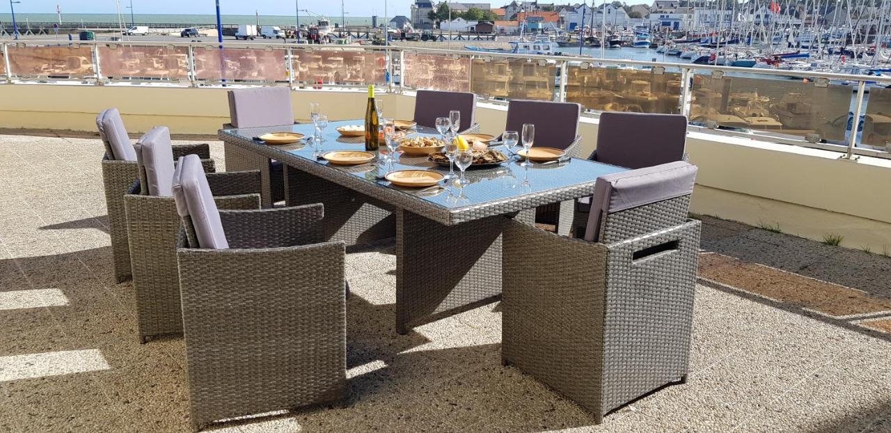 Appartement Vue Sur Mer Et Port Grandcamp-Maisy Bagian luar foto